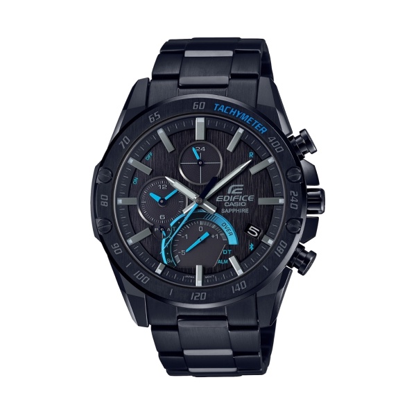 【CASIO EDIFICE】極速動感輕薄太陽能藍芽智能腕錶-藍 EQB-1000XDC-1A