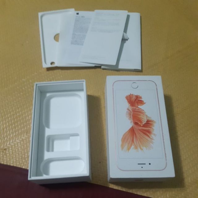 apple iphone6s 玫瑰金 64g 原廠 空盒 盒子