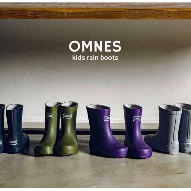 OMNES日本天然橡膠兒童雨鞋(專屬JANICE賣場)