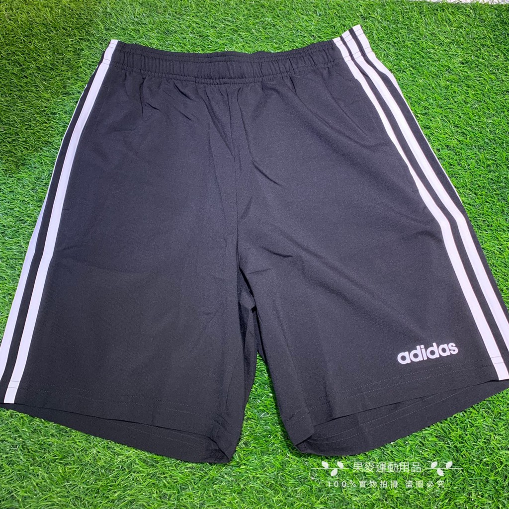 ADIDAS E 3S CHELSEA 男單層透氣三線基本款運動短褲黑白DQ3073 定價:1090 | 蝦皮購物