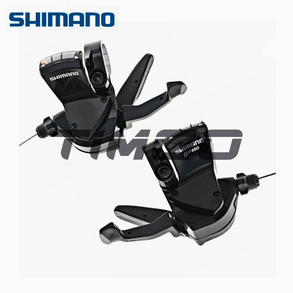 Shimano SL-R441 R440 公路自行車 3×8 變速扳機扁桿槓桿黑色