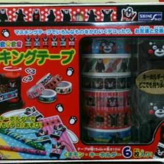 日本 熊本 熊 KUMAMON 萌熊 紙膠帶分裝機 紙膠帶 套組 分裝片 MT 捲紙機 熊本熊 部長 吉祥物 酷ma萌
