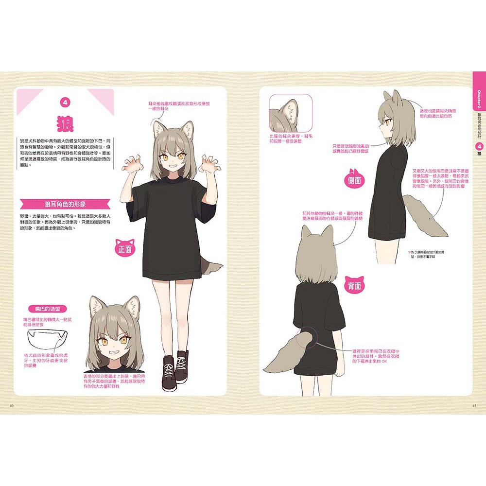 瑞昇獸耳娘角色養成設計書 蝦皮購物