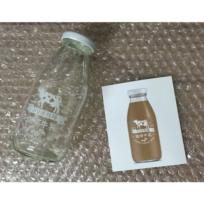 全新公司正貨 Dripo ドリポ牧場咖啡牛乳復古牛乳瓶 咖啡牛乳復古玻璃瓶 收藏紀念瓶 蝦皮購物