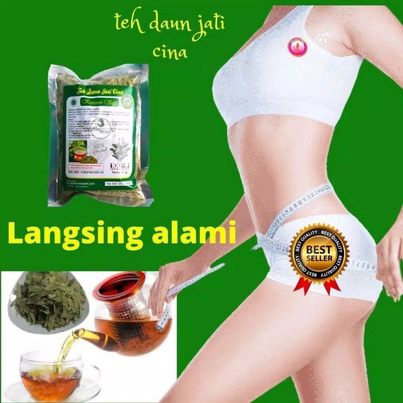 Teh Daun Jati Cina(  Teh Pelangsing, Teh Peluntur Lemak )