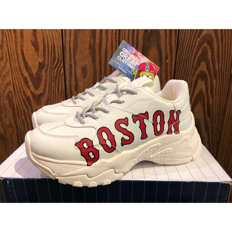 MLB BOSTON BIG BALL CHUNKY P 老爹鞋 白色 32SHC2941