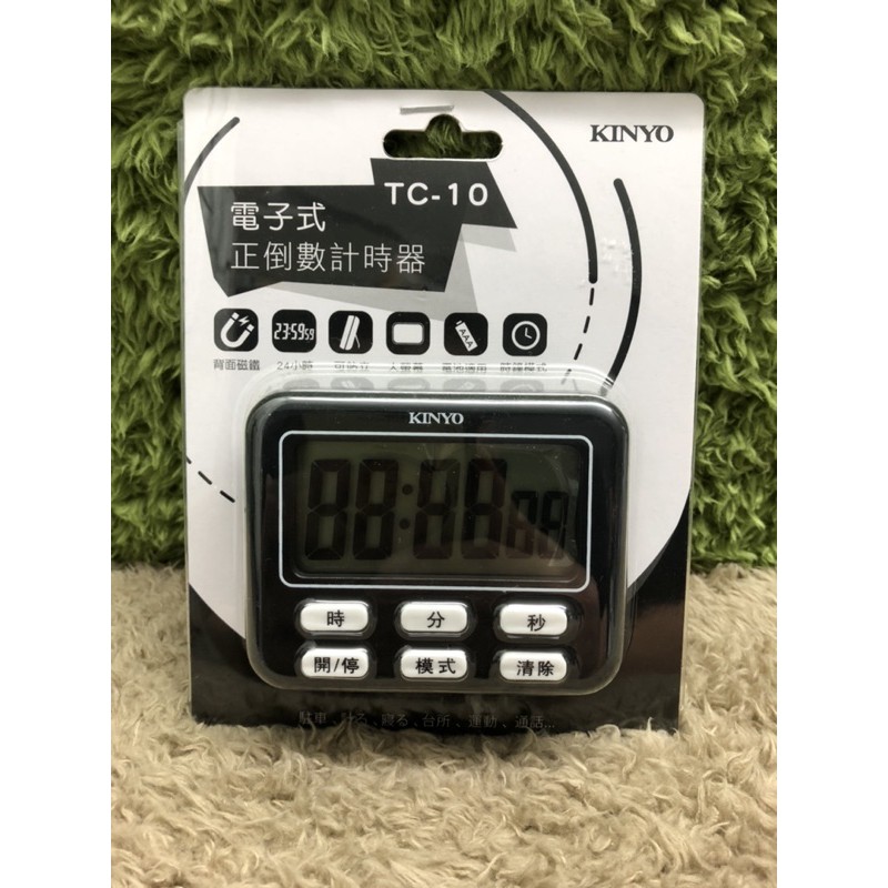 大推💯 KINYO TC-10 電子式計時器數字鐘 正倒數 計時 餐飲 烘培 美髮