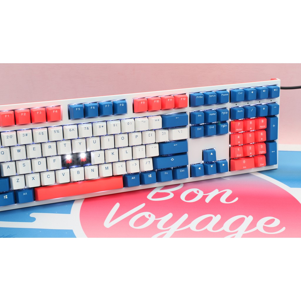 鍵盤 鼠墊 一統電競 創傑ducky One 2 108鍵bon Voyage Edition 海灘假期機械式鍵盤 蝦皮購物