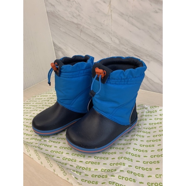 Crocs 雪靴雪鞋雨靴雨鞋，寒流必備，尺寸C8，15.5cm, eur 24-25