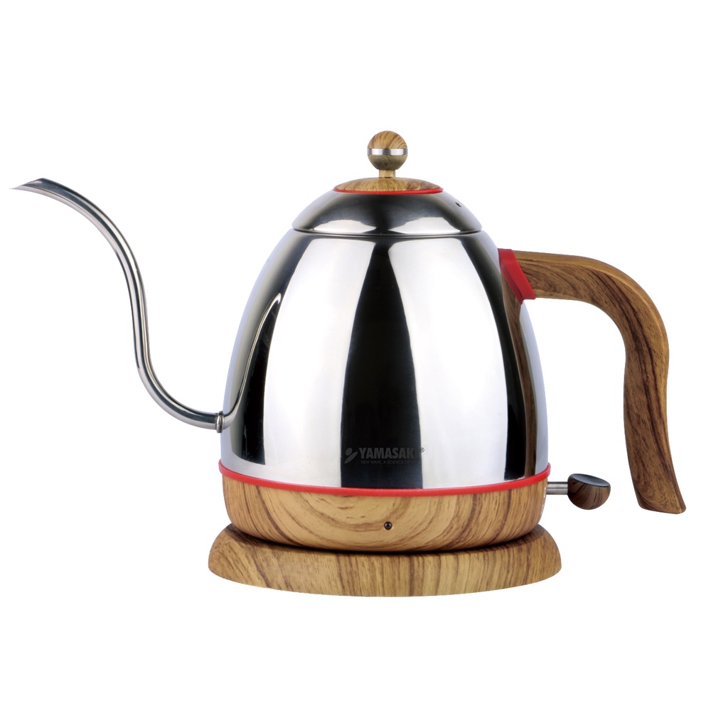 ♥網美快煮壺♥YAMASAKI山崎木紋設計超細口電茶壺 SK-2826S♥咖啡壺