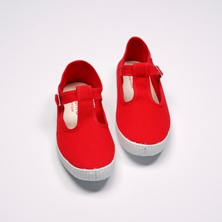 CIENTA 西班牙國民帆布鞋 51000 02 紅色 經典布料 大人 T字款