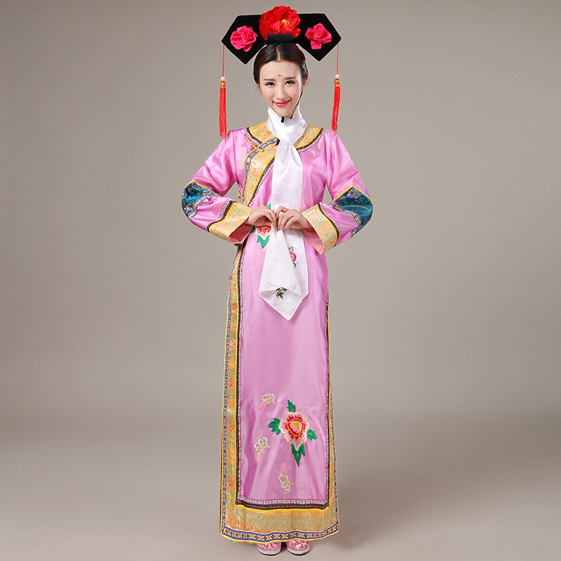 清朝 還珠格格 古裝服飾 演出服 貴妃宮廷 滿族旗裝 寫真 格格服裝 古代女 清朝格格服裝 古裝服飾