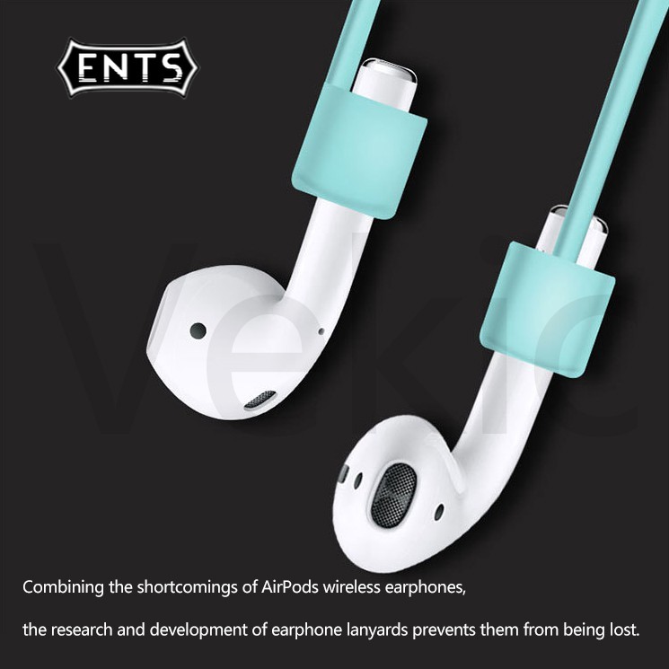 適用於 Apple Airpods 1/2/Pro 便攜式軟矽膠繩的輕型耳機防丟線