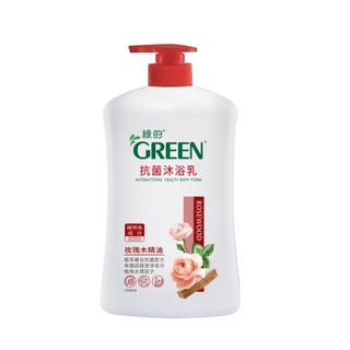 綠的抗菌沐浴乳1000ml-玫瑰木精油