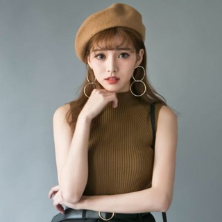 Lulus駝色針織無袖背心