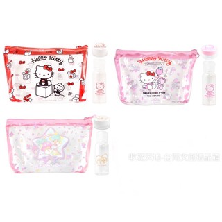 三麗鷗正版授權｜Hello Kitty/雙子星PVC透明化妝包/旅行包｜全3款可挑選 ［收藏天地］