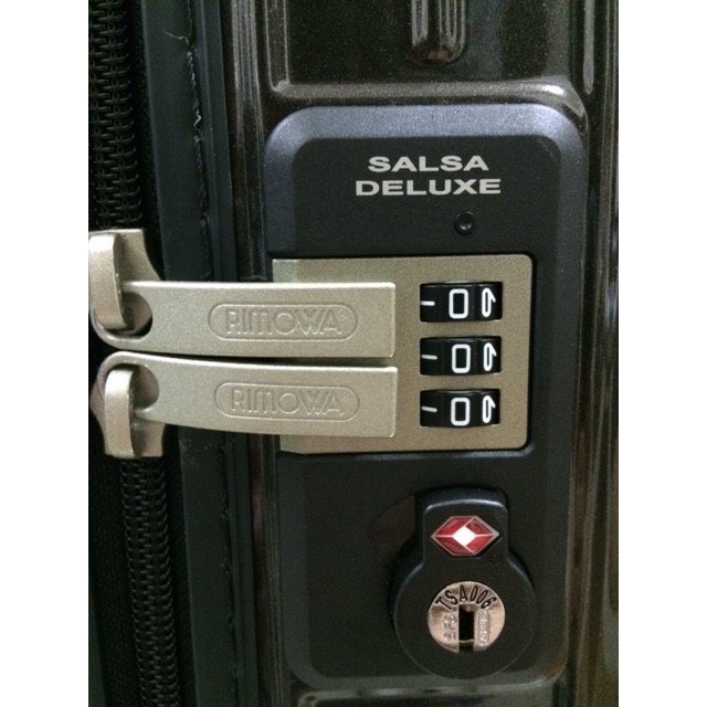 中古石褐色 Rimowa SALSA DELUXE 29吋 ETAG 中型四輪旅行箱