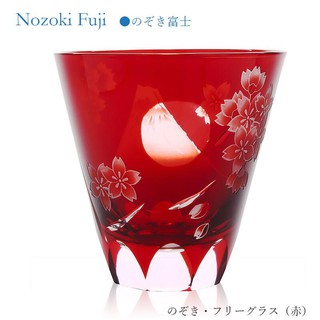 日本製大塚硝子超精美富士山玻璃杯