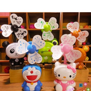 辦公室風扇 usb小風扇 造型風扇 多啦a夢 hello kitty 桌上風扇 小夜燈 兩用電風扇