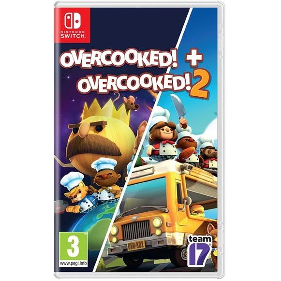 小甜甜優選 Switch 煮過頭 1+2 合輯 中文版 煮過頭1 煮過頭2 Overcooked 煮糊了