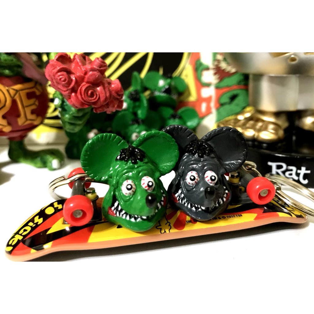 （預購）rat fink  鑰匙圈 RF 老鼠芬克 公仔 老玩具 絕版