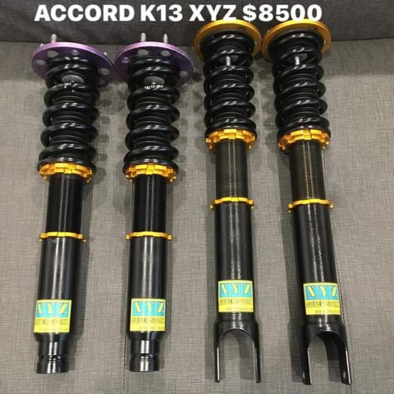 本田 雅歌 ACCORD K13 XYZ 高低軟硬可調避震器