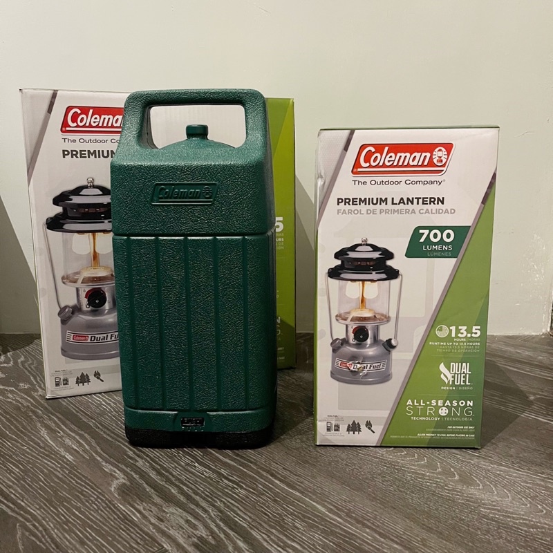 全新 Coleman 285a Premium Dual Fuel Lantern 汽化燈含收納盒 285 雙燈蕊氣化燈