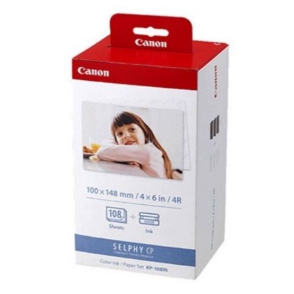 CANON KP-108IN 印表機相紙 含墨夾 RP108 CP910 CP1300 相片 公司貨