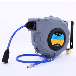 現貨 15m自動捲管器自動收管器/輪座/空壓機風管/捲管輪/風管捲揚器AUTO AIR HOSE REEL精品氣鼓