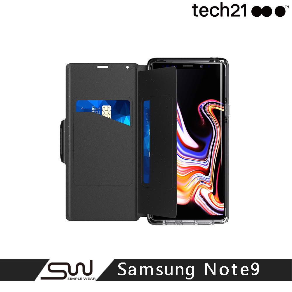 英國Tech 21超衝擊EVO防撞軟質保護皮套-Samsung Note9 黑-福利品