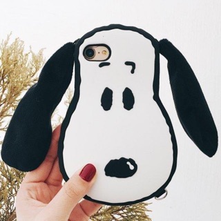 snoopy 軟殼附掛繩 iphone6plus/7plus/8plus皆適用