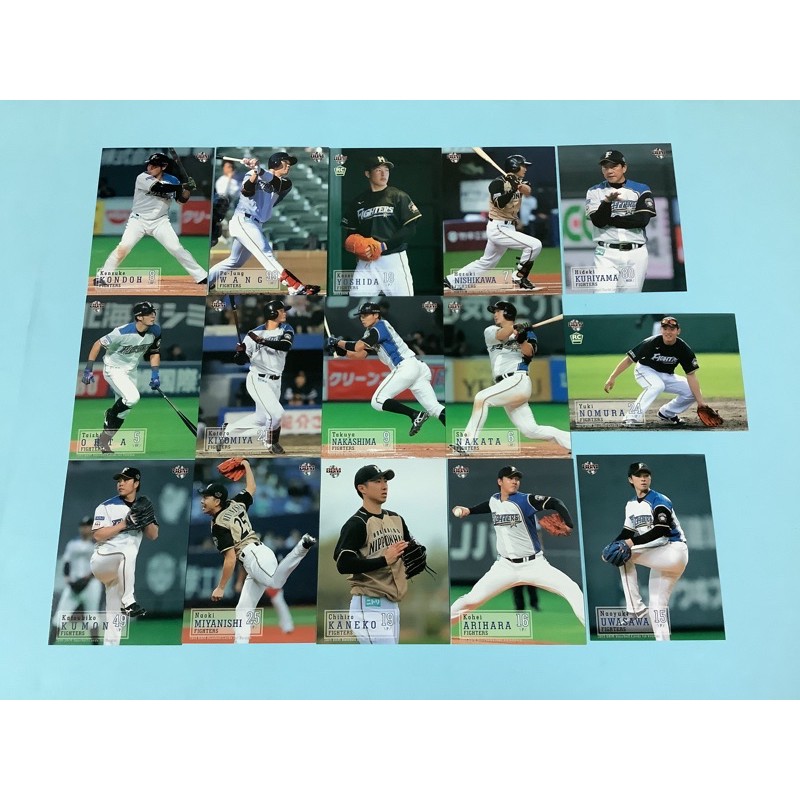 現貨19 北海道火腿隊npb 球員卡bbm 第1彈野村佑希吉田輝星王柏融近藤健介中島卓也栗山英樹 蝦皮購物