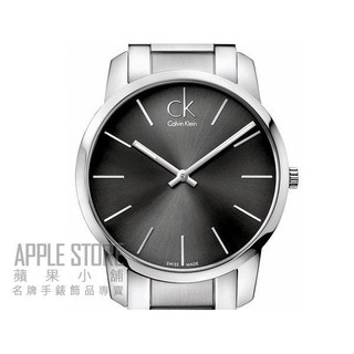【蘋果小舖】 CK 凱文克萊大錶徑時尚男鋼帶錶-鐵灰 # K2G21161