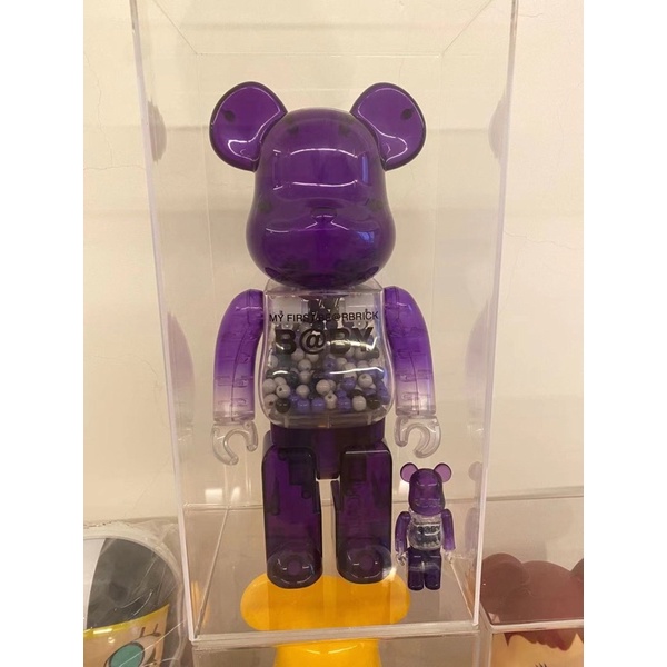 Be@rbrick 400% 暴力熊积木熊 紫千秋 2020 澳门限定 紫色