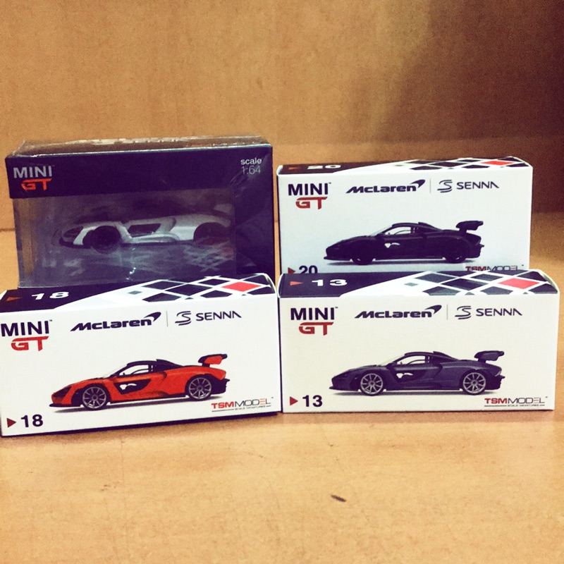 MiniGT Mclaren senna 全系列 1:64 香港限定