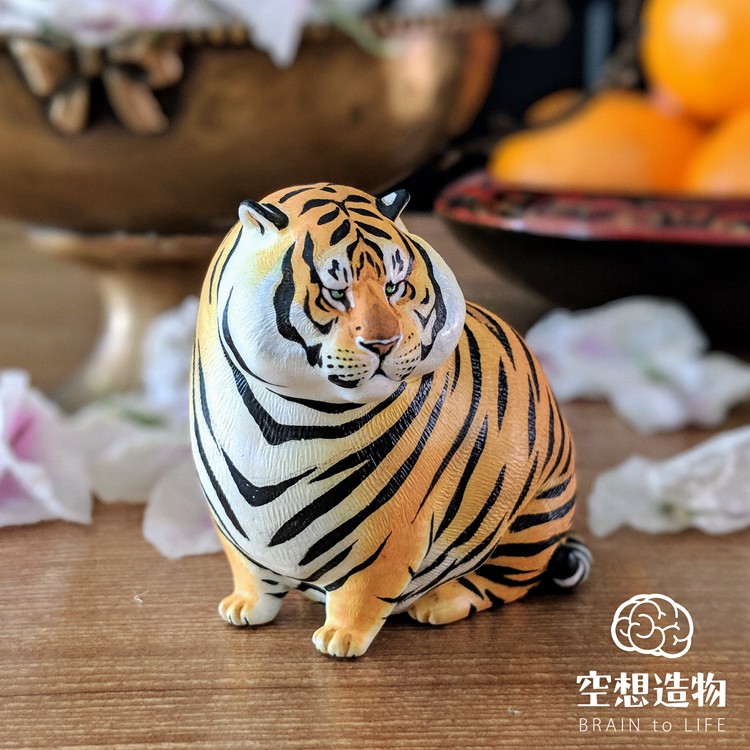 正版空想造物小小動物園不二馬胖虎動物手辦禮物 蝦皮購物