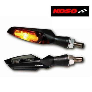 KOSO Hi-Power LED摩托車方向燈 超高亮度 鋁合金 霧黑款 M8通用牙 12V 一般檔車或重型機車皆適用