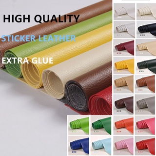 沙發床上的自粘皮革修復織物補丁貼紙 PVC PU 額外膠水防水 DIY 工藝