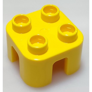 【得寶Duplo】黃色 椅子 板凳 桌腳 支柱 家具 配件 大顆粒 積木 [樂高玩家★正版LEGO]