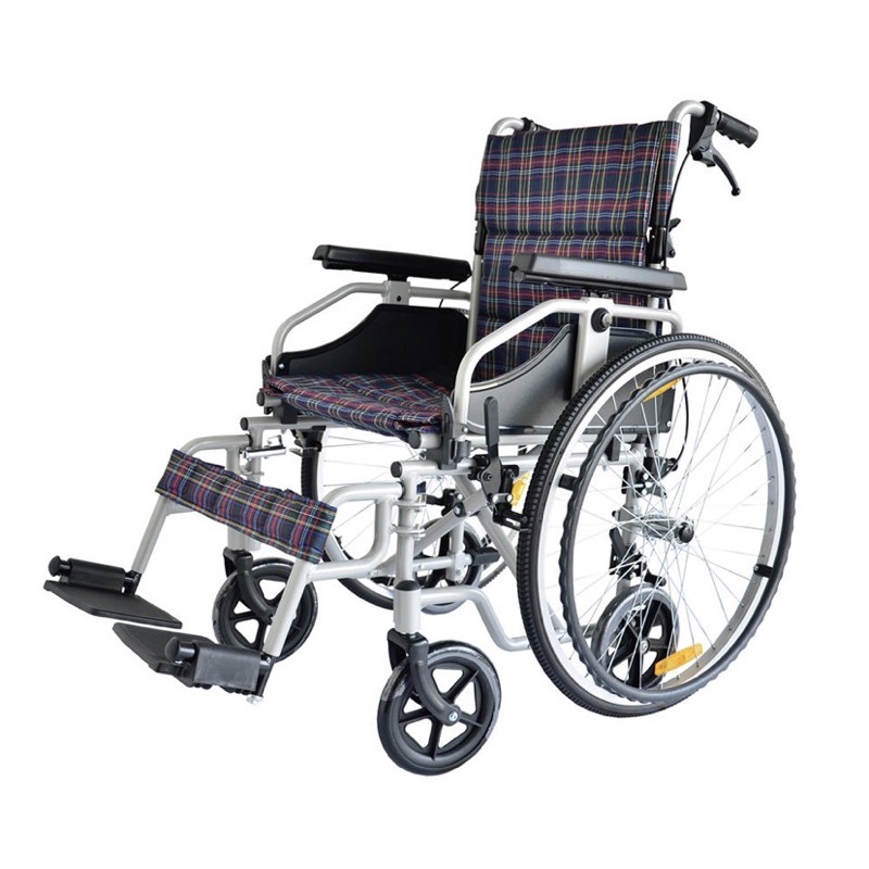 必翔 鋁合金快拆型輪椅 看護輪椅 外出輪椅 PH168/188