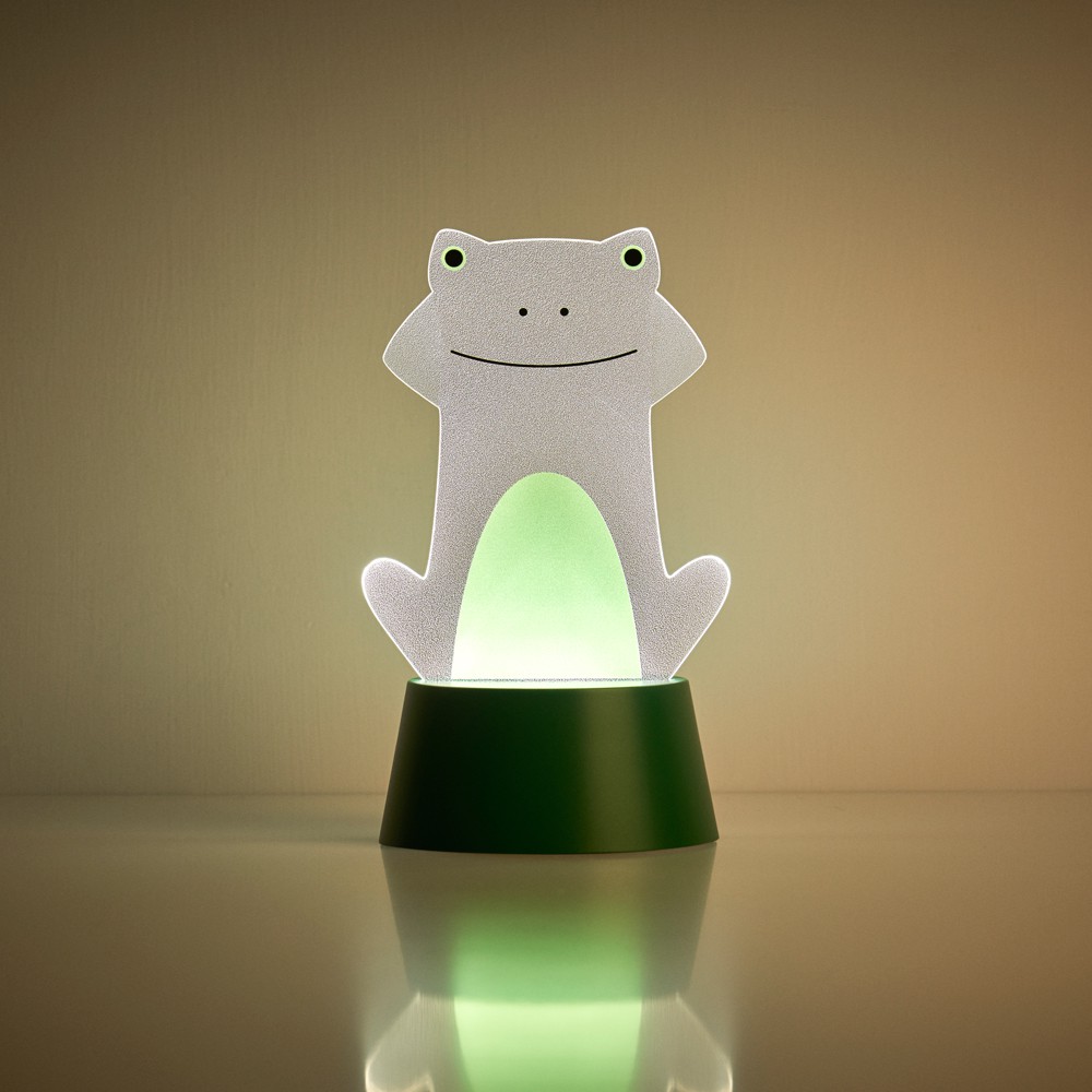 環保省電 專利導光LED 小夜燈 Xcellent｜Party Light 派對時光 動物燈 - Frog 青蛙