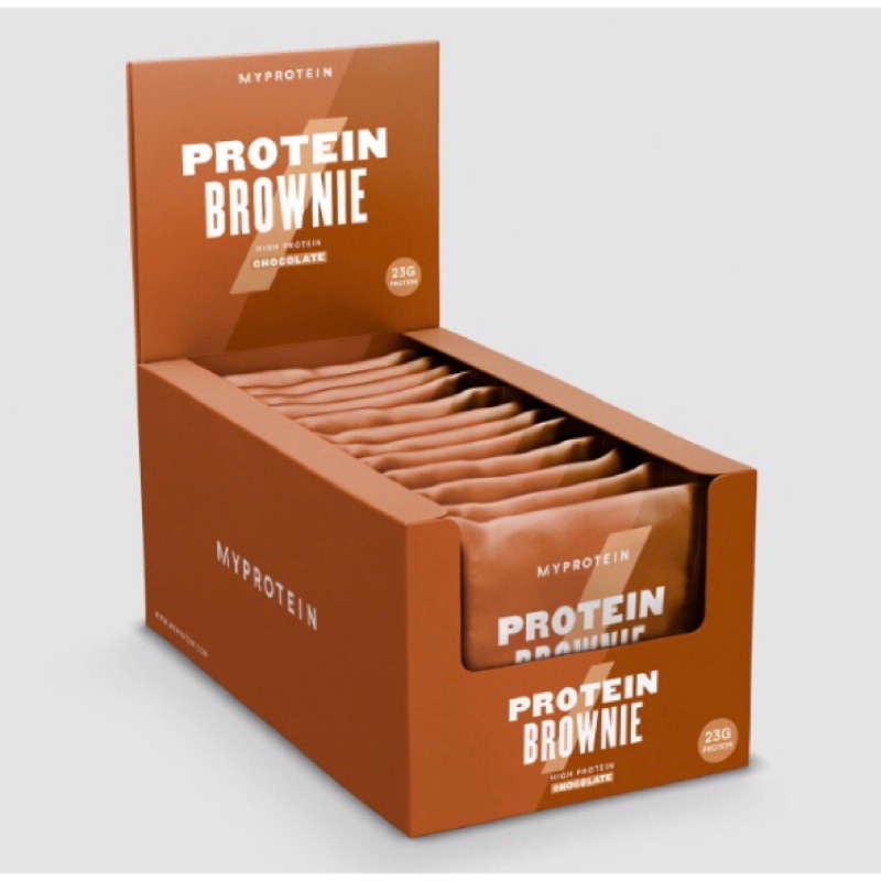 Myprotein 高蛋白布朗尼 12入 巧克力口味 高蛋白餅乾 蛋白棒 可議