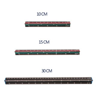 REFORM 鋁製雷射雕刻三角比例尺 10cm/15cm/30cm 製圖專用【久大文具】