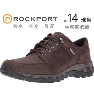 US14 W寬楦肥腳 現貨 原價五千多 ROCKPORT 防水牛皮休閒鞋,大腳,大尺