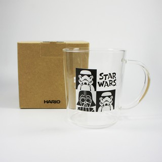 日本HARIO Star Wars SW星際大戰 帝國風暴兵耐熱玻璃馬克杯 360cc 360ml