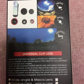 魚眼/廣角/微距 三合一通用型夾式鏡頭