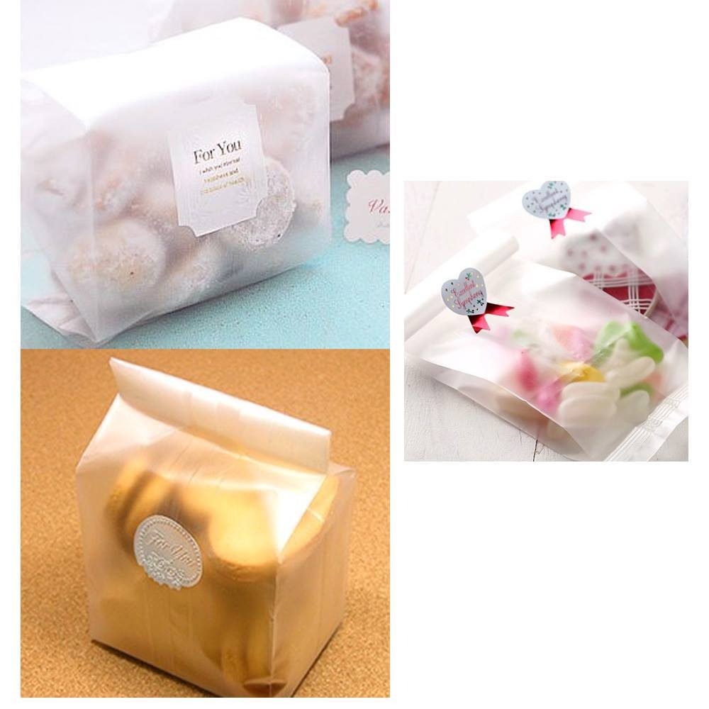 【栗子太太】 ✿ 韓版包裝 磨砂半透明餅乾袋  含底拖✿