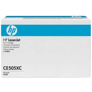 【HP 惠普】CE505XC 黑色高容量碳粉匣(白盒包裝)
