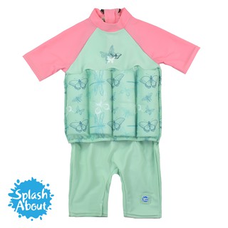 潑寶 UV FloatSuit 兒童防曬浮力泳衣 - 花漾蜻蜓