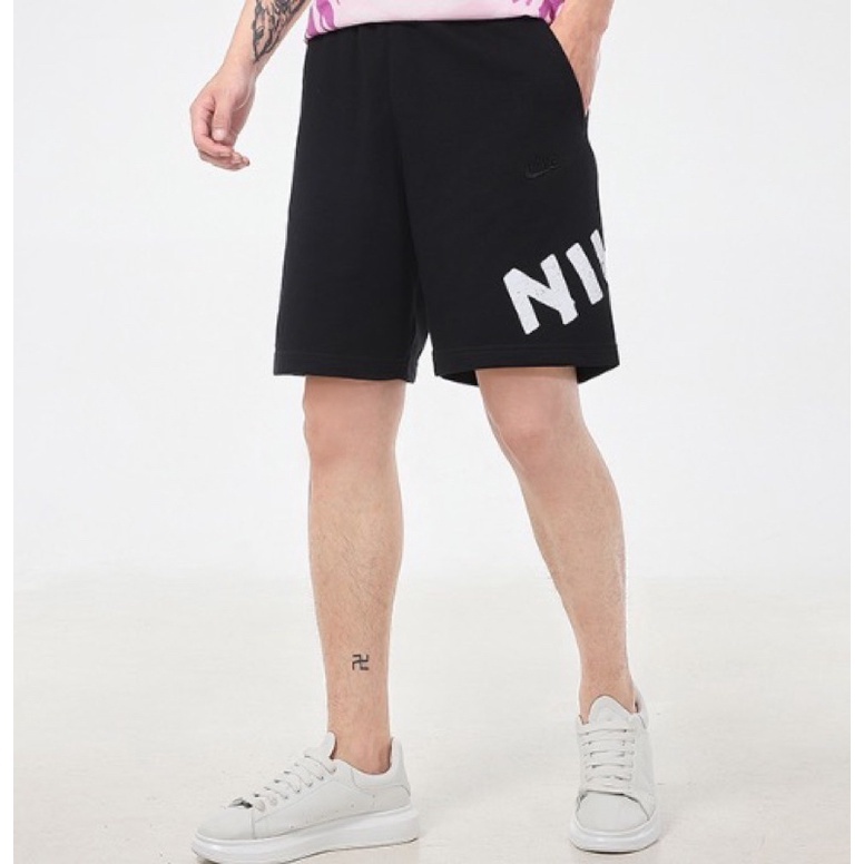 Image of 【CLASSICK】Nike NSW Club French Terry 塗鴉 抽繩 短褲 CZ9931-010 #6